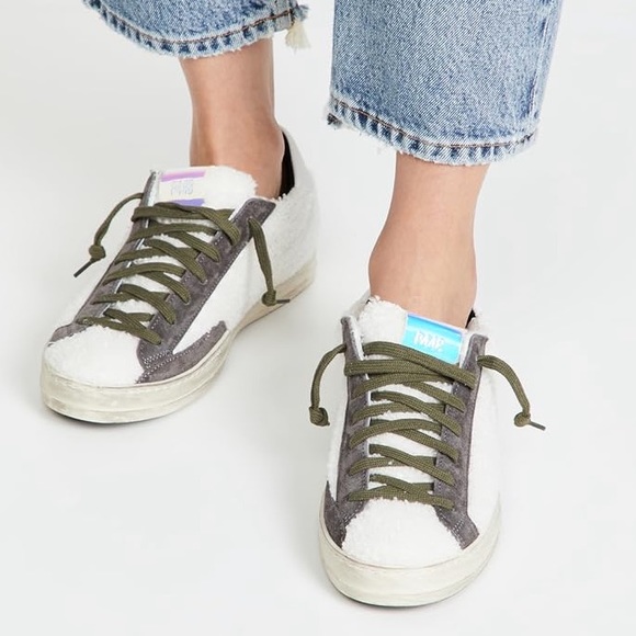 NIB!!!! P448 John Shearling low top sneaker sz 7